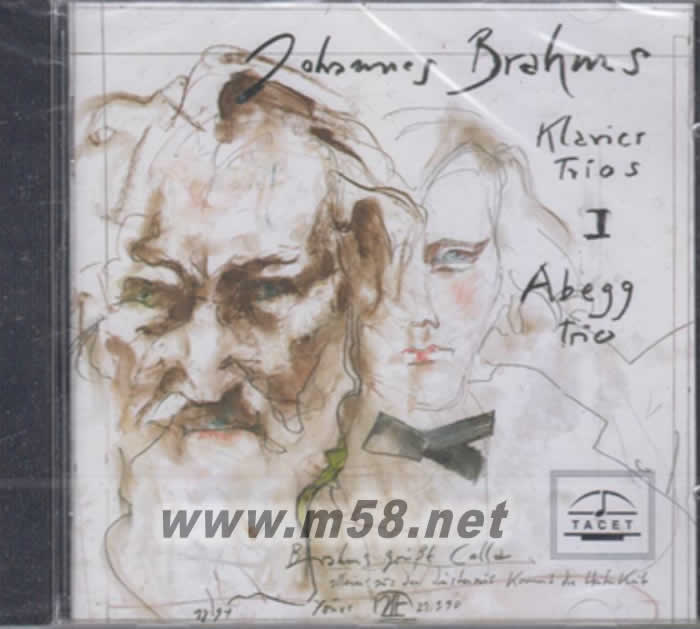 I ABEGG TRIO Brahms Piano Trios 1 勃拉姆斯 鋼琴三重奏(鋼琴、大提琴、小提琴)專輯正面圖片