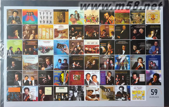 帕爾曼華納錄音大全集 Itzhak Perlman: The Complete Warner Recordings (77CD大套裝)專輯背面圖片
