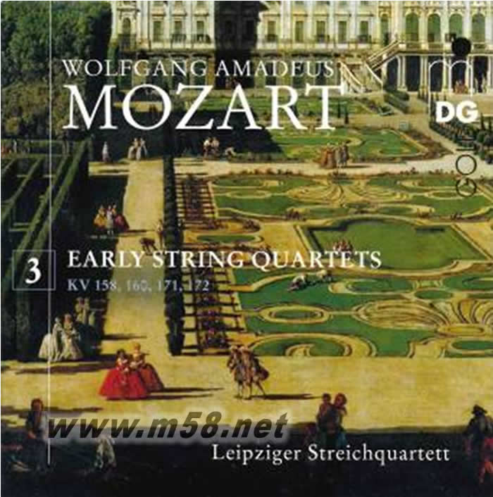 MOZART: EARLY STRING QUARTETS VOL.3 莫扎特 早期弦樂四重奏 (三)專輯正面圖片