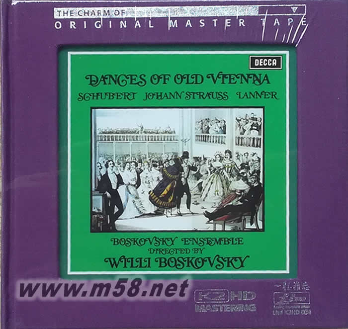 古老的維也納舞曲DANGES OF OLD VIENNA K2HD(紫色封面)專輯正面圖片