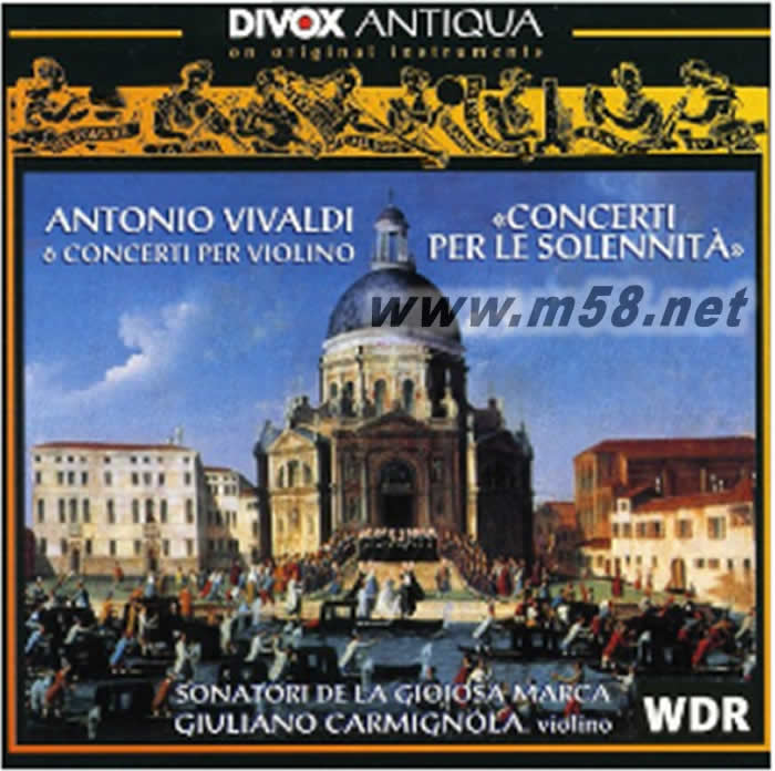 Concerti Per Le Solennita 韋瓦第六首小提琴協(xié)奏曲專(zhuān)輯正面圖片