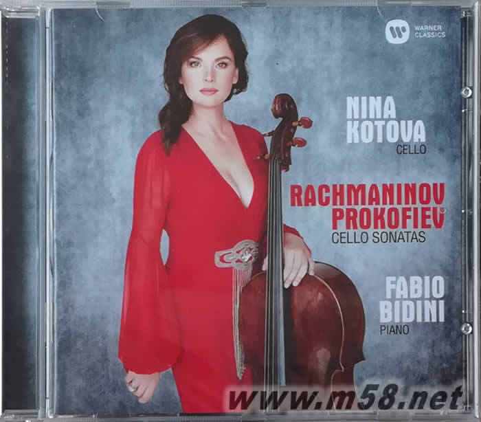 拉赫曼尼諾夫, 普羅高菲夫:大提琴奏鳴曲 - 妮娜柯托娃, 畢迪尼RACHMANINOV/PROKOFIEV – CELLO SONATAS專(zhuān)輯正面圖片