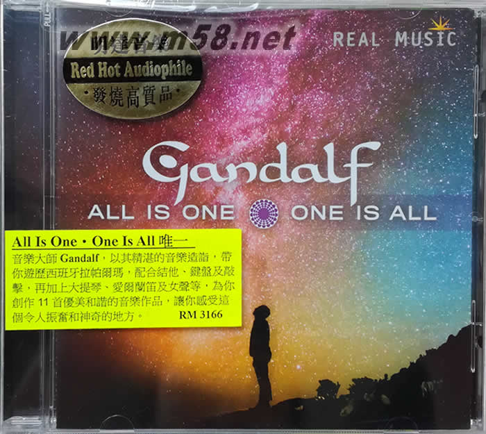 All is One - One is All 唯一 新世紀純音樂專輯正面圖片