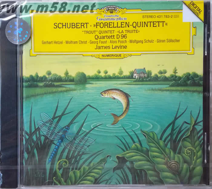 舒伯特:鱒魚五重奏 SCHUBERT:FORELLEN-QUINTETT專輯正面圖片
