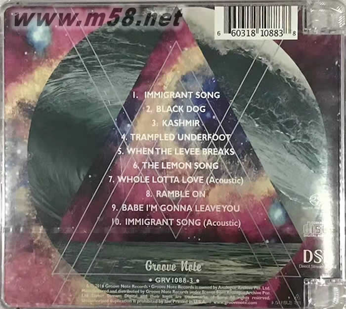 爵士女伶 WHEN THE LEVEE BREAKS SACD專輯背面圖片