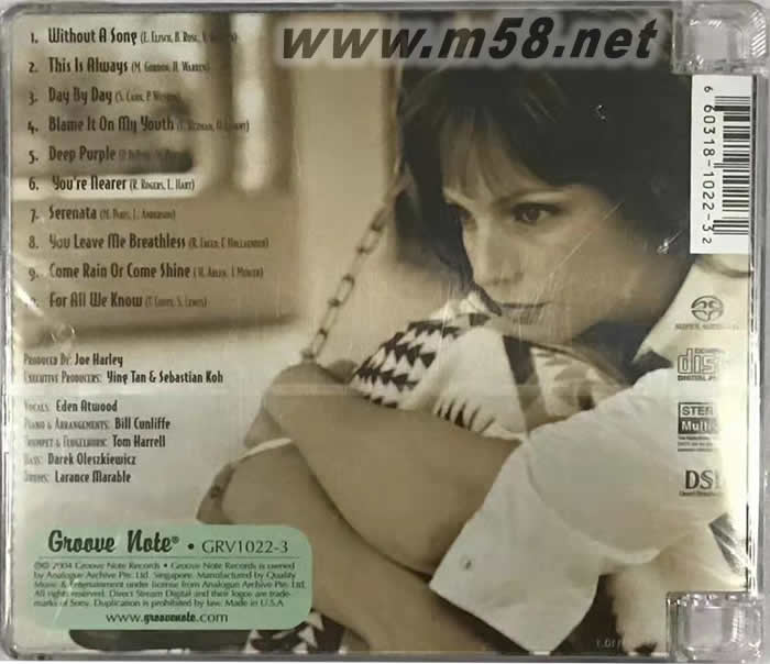 THIS IS ALWAYS THE BALLAD SESSION SACD專輯背面圖片