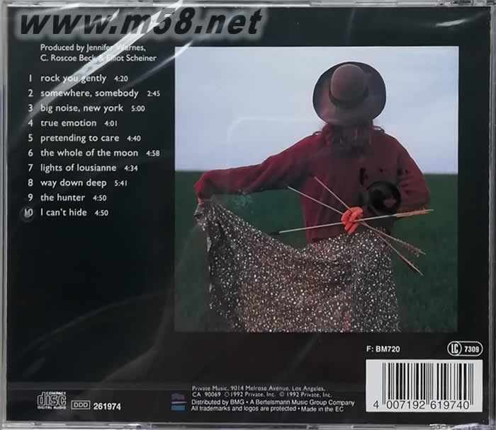 THE HUNTER(獵人)專輯背面圖片