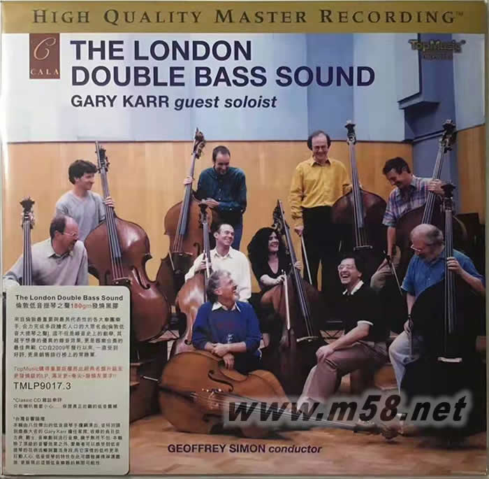 THE London Double Bass Sound (180g 33RPM LP) 倫敦低音大提琴 黑膠專輯正面圖片