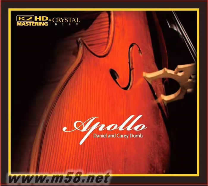 丹尼爾+凱莉 APOLLO 阿波羅 發(fā)燒大提琴與吉他 K2HD 玻璃CD限量版專輯正面圖片