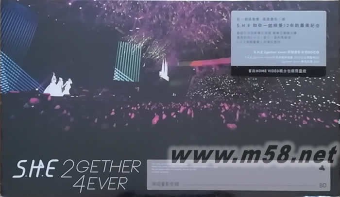 2gether 4ever演唱會影音館 (BD+幕后紀實DVD) (藍光精裝限量版)演唱會正面圖片