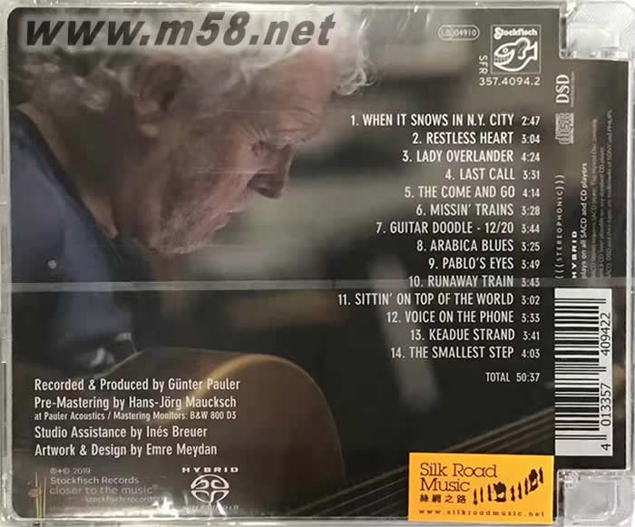 LAST CALL 最后的召喚 SACD 老虎魚出品專輯背面圖片