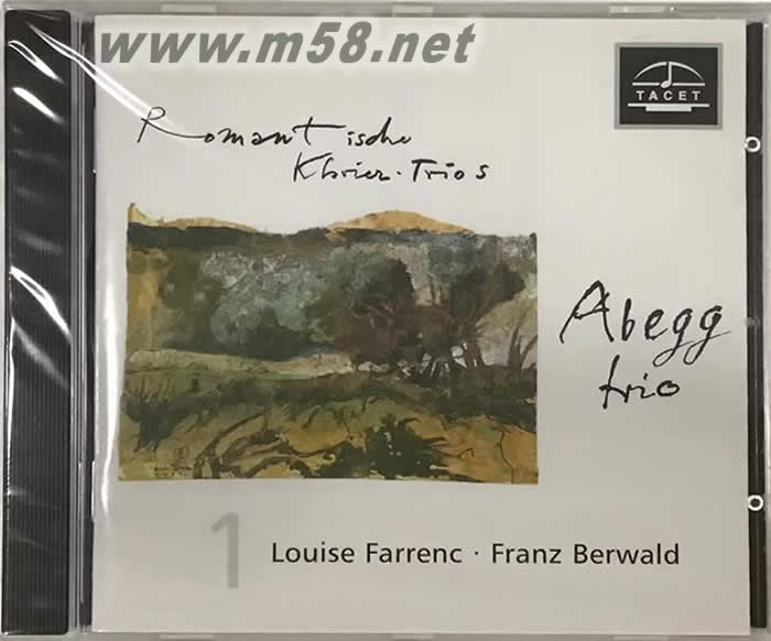 浪漫鋼琴三重奏 Romantic Piano Trios 1 CD 鋼琴、大提琴、小提琴專輯正面圖片