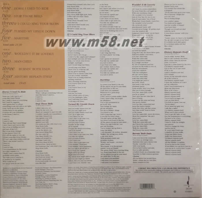 PLAY ON WORDS 180g 33RPM LP 黑膠專輯背面圖片