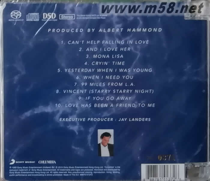 Starry Night SACD 限量版專輯背面圖片