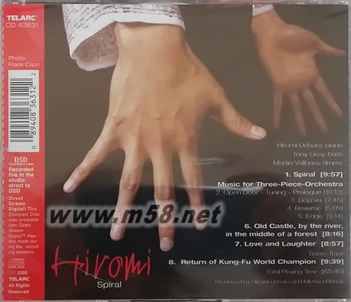 Spiral CD(美版)專輯背面圖片