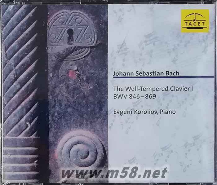 J.S. Bach : The Well - Tempered Clavier 1真空管的榮耀 – 巴哈:十二平均律鋼琴組曲 (第一集)專輯正面圖片