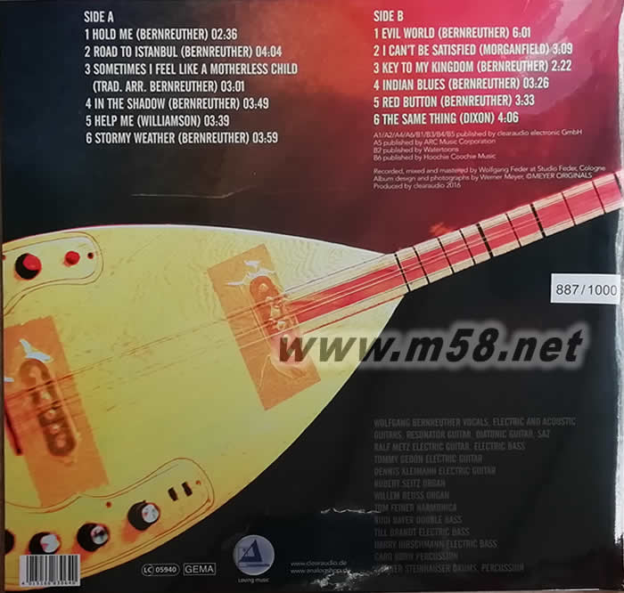 New Experience 新體驗 藍調(diào)吉它 黑膠專輯背面圖片