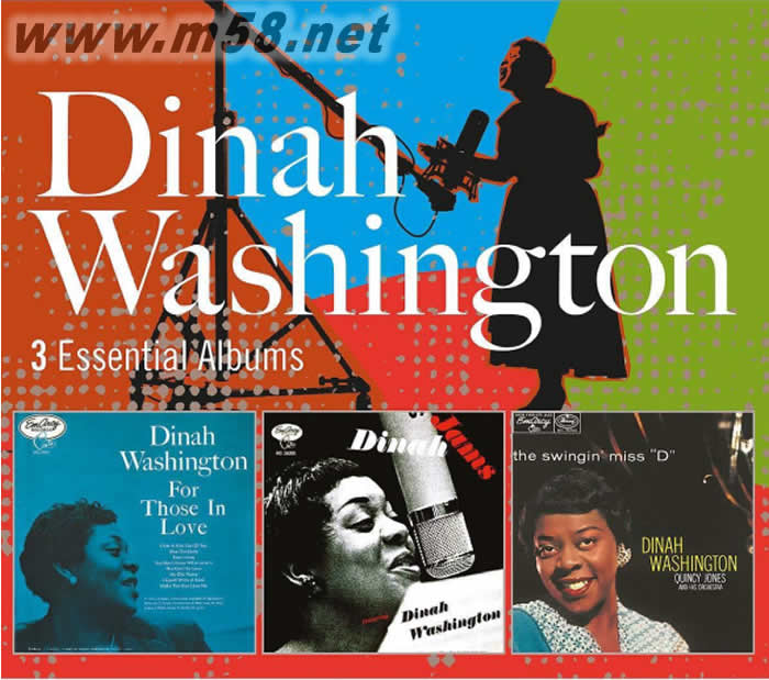 DINAH WASHINGTON Verve 3 Essential series(2019爵士3CD套裝)專輯正面圖片
