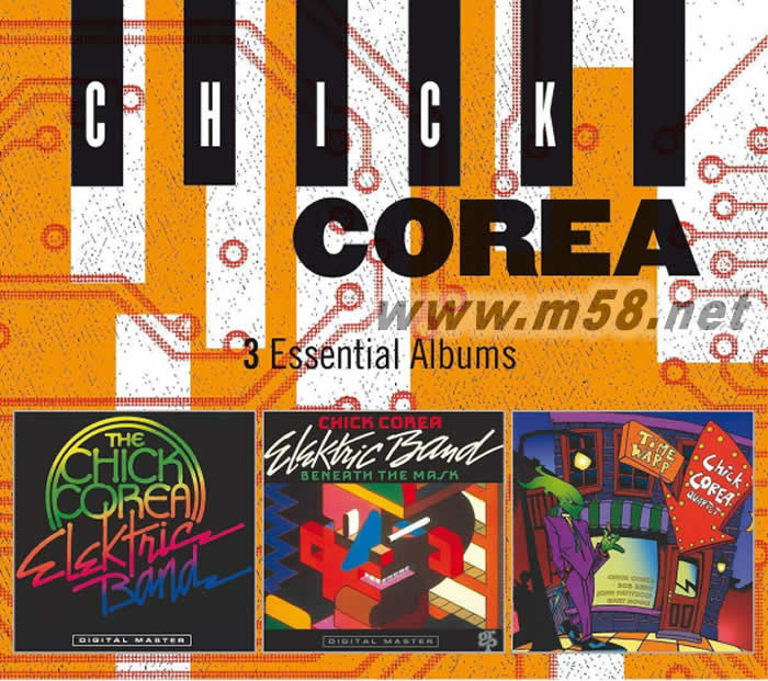 CHICK COREA Verve– 3 Essential series 爵士鋼琴大師(2019爵士3CD套裝)專輯正面圖片