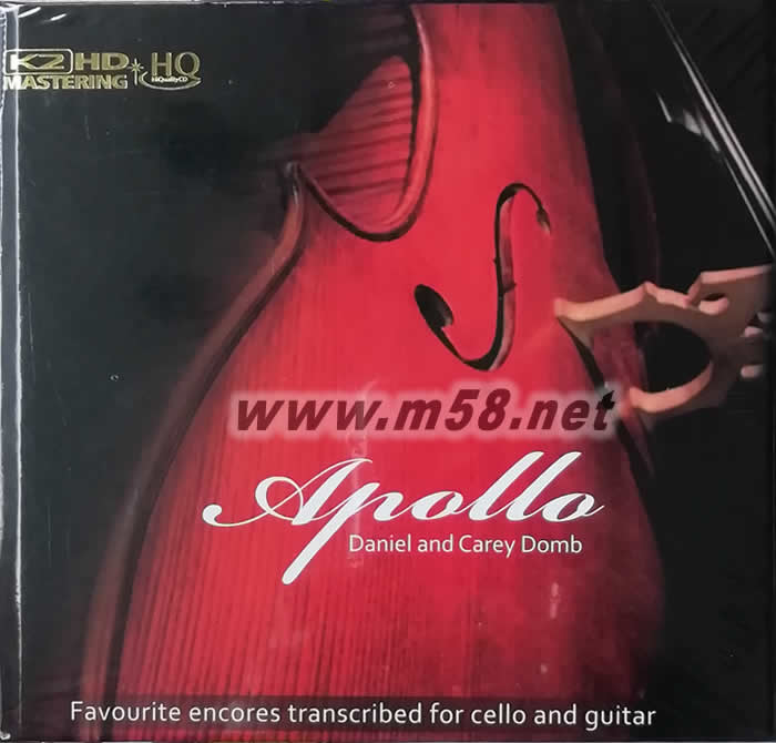 丹尼爾+凱莉 APOLLO 阿波羅 發燒大提琴與吉他 K2HD+HQCD (劉漢盛推介)專輯正面圖片