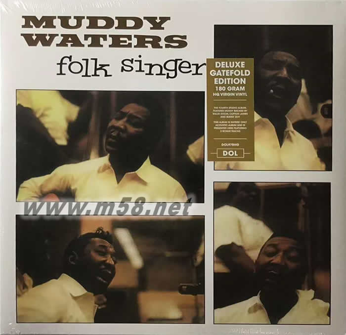 水泥佬 Muddy Waters - The Folk Singer 180g 33RPM LP 黑膠 劉漢盛推介專輯正面圖片