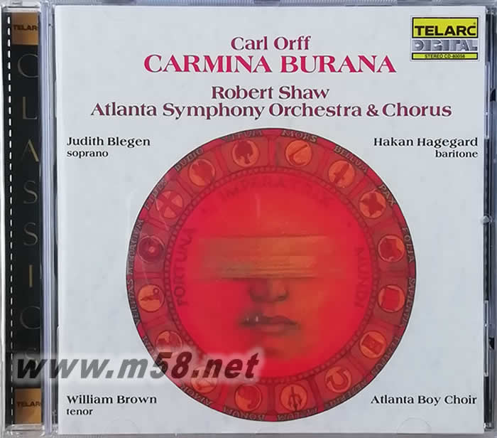 奧爾夫 布蘭詩歌ROBERT SHAW專輯正面圖片