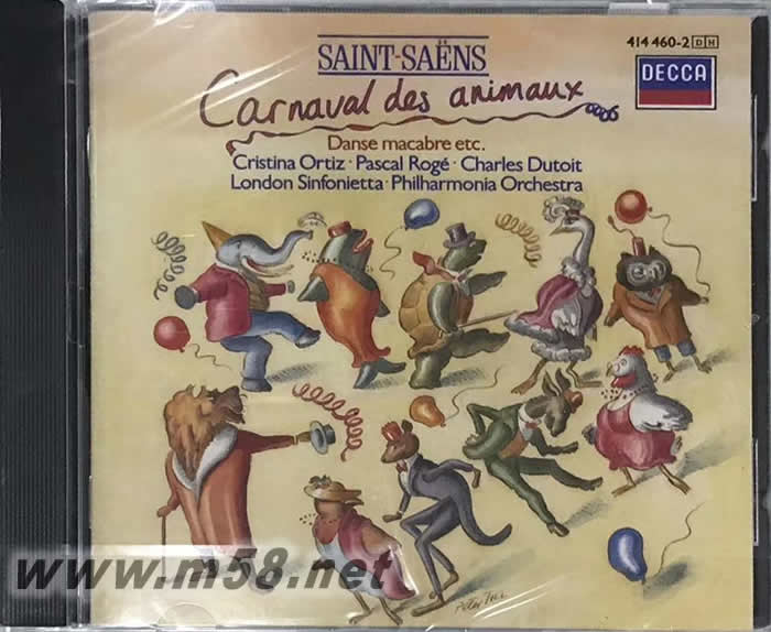 Saint-Saens: Carnival of the Animals / Danse Macabre 卡米爾·圣桑:動物狂歡節專輯正面圖片