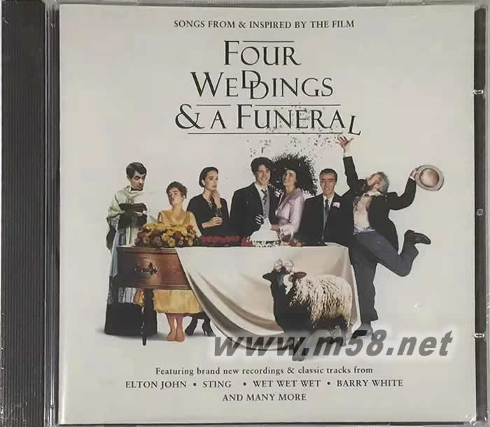四個(gè)婚禮一個(gè)葬禮電影原聲帶 Four Weddings And A Funeral OST 電影原聲專輯正面圖片
