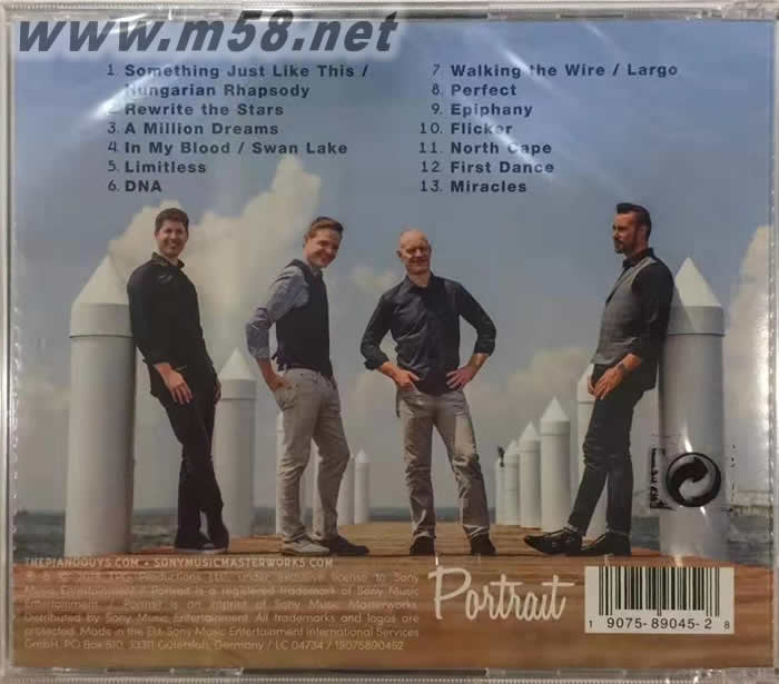 鋼琴伙計 Limitless 無限專輯背面圖片