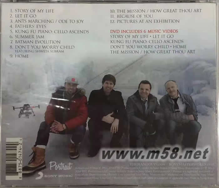 Wonders 美妙感覺 特別版(美版)專輯背面圖片