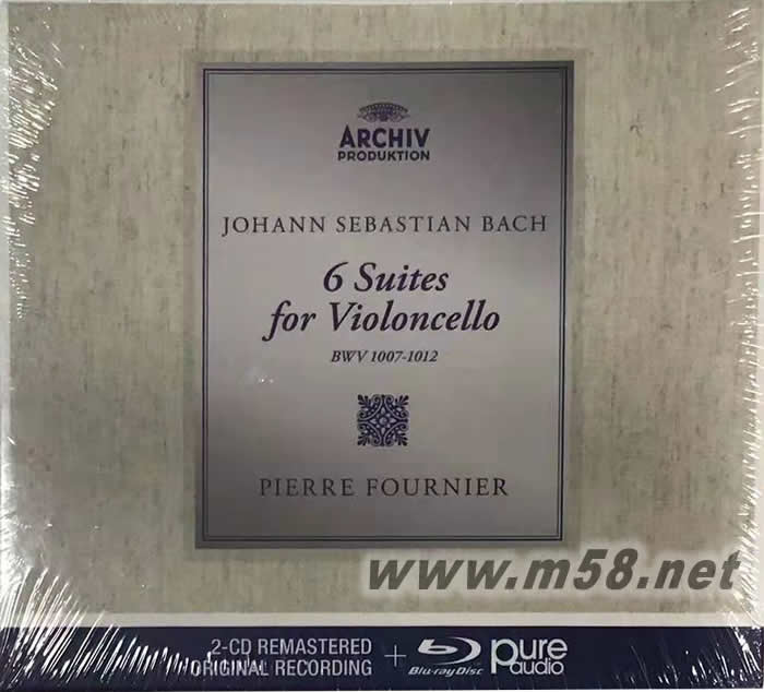 Bach, J.S.: The Cello Suites 巴赫 大提琴組曲 雙CD+BD專輯正面圖片