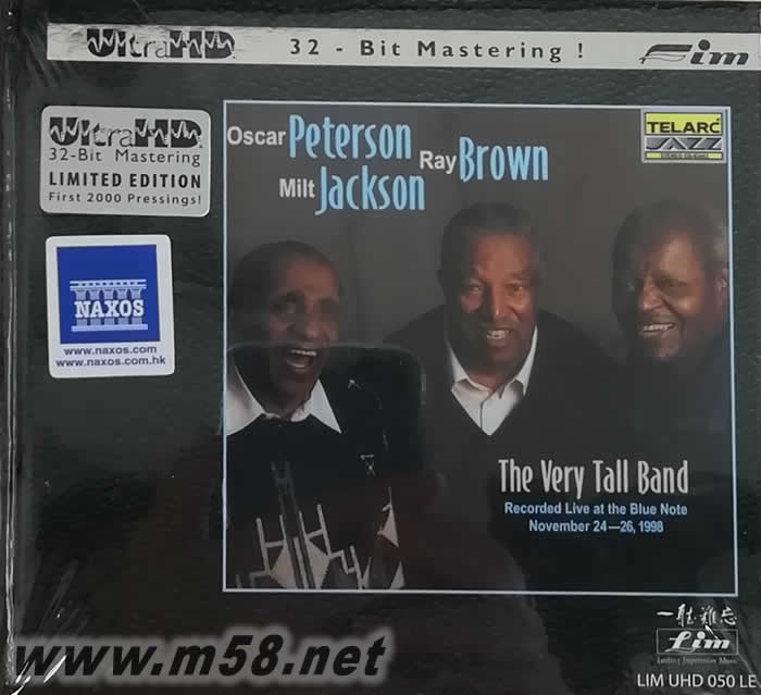 THE VERY TALL BAND 最佳拍檔鋼琴、大提琴、小號三重春天 ULTRAHD 限量版專輯正面圖片