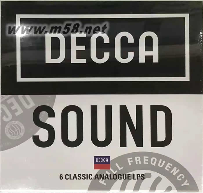 迪卡之聲 DECCA SOUND 6 CLASSIC ANALOGUE LPS 180g 33RPM LP(6黑膠大套裝)限量豪華版 黑白封面黑膠正面圖片