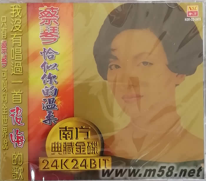 恰似你的溫柔 24K金CD專輯正面圖片