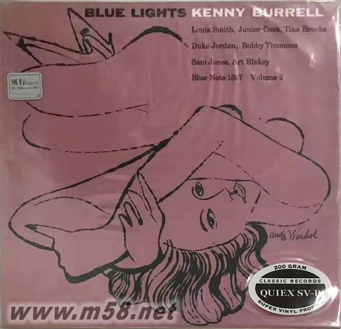 肯尼·布瑞爾 - 藍光第二集(單聲道)Blue Lights Vol. II (Stereo) 200g 33RPM LP 黑膠專輯正面圖片