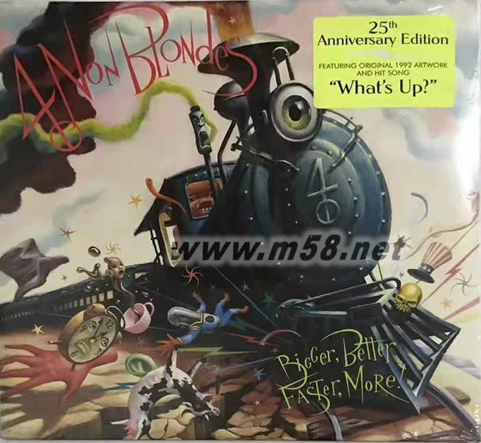 BIGGER, BETTER FASTER, MORE! 180g 33RPM LP 黑膠專輯正面圖片