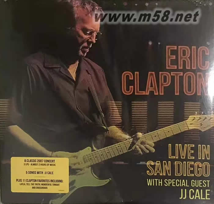 Live in San Diego (with Special Guest JJ Cale) 三黑膠套裝專輯正面圖片