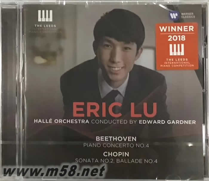 BEETHOVEN, CHOPIN – PIANO WORKS2018英國里茲鋼琴大賽冠軍陸逸軒加盟全華納古典首張專輯專輯正面圖片
