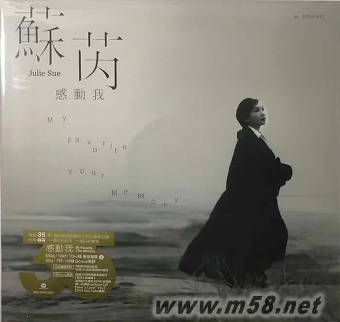 感動我 My Favorite Your Memory 35周年大小黑膠 180g 33RPM LP專輯正面圖片