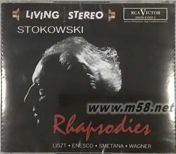 白頭佬 Stokowski 史托科夫斯基 狂想曲(LIVING STEREO立體聲名盤 CD)專輯正面圖片