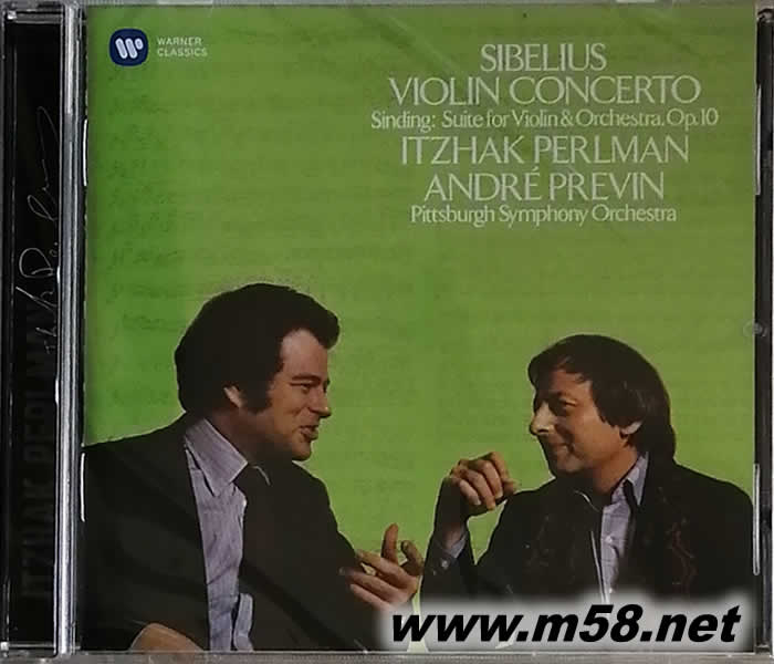 Sibelius: Violin Concerto Sinding: Suite in A minor, op. 10 帕爾曼經典之聲21─西貝流士:D小調小提琴協奏曲 &辛定:A小調組曲專輯正面圖片