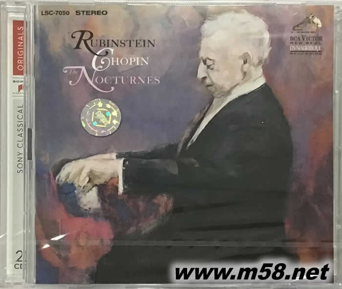 肖邦夜曲全集CHOPIN NOCTURNES 2CD(歐版)專輯正面圖片