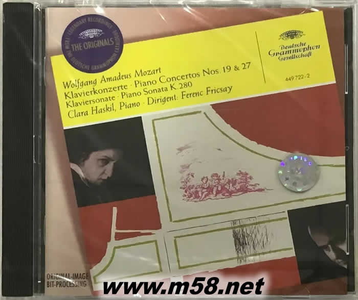 PIANO CONCERTOS NOS 19 & 27莫札特:第19、27 號鋼琴協奏曲專輯正面圖片