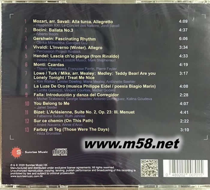 The Sounds of LS 3/5A Vol. II 情迷LS3/5A Vol. II專輯背面圖片