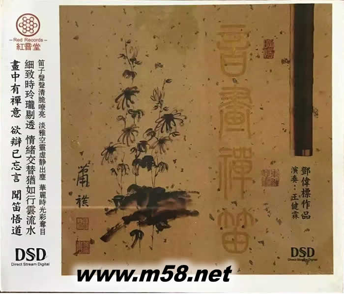 音畫(huà)禪笛-王健霖 DSD專(zhuān)輯正面圖片