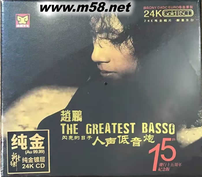 閃亮的日子 15周年 24K金碟 GOLD CD 純金碟專輯正面圖片