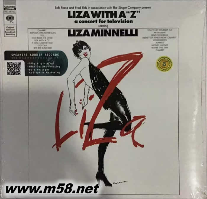 LIZA WITH A Z 黑膠專輯正面圖片