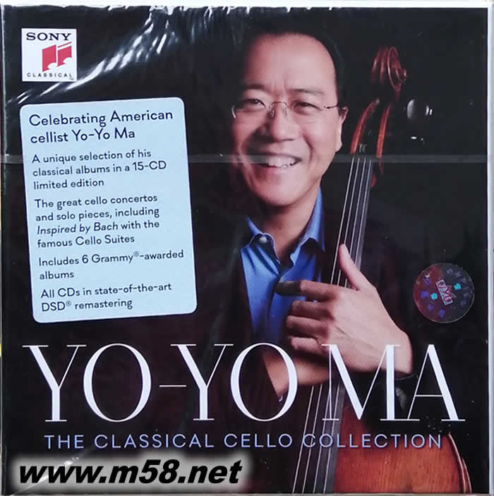 友友大提琴作品經典精選 The Classical Cello Collection (15CD套裝)專輯正面圖片