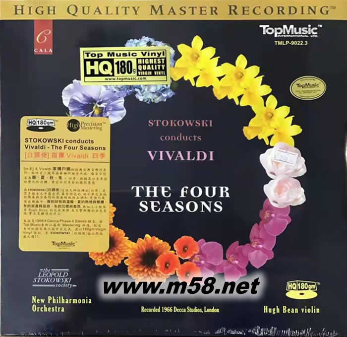 托克夫斯基(白頭佬) - 維瓦爾第 四季THE FOUR SEASONS VIVALDI 180g 33RPM LP 黑膠專輯正面圖片