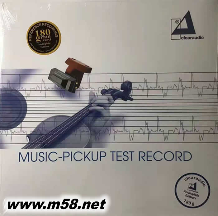 清澈測試天碟CLEARAUDIO MUSIC PICKUP TEST RECORD 黑膠專輯正面圖片